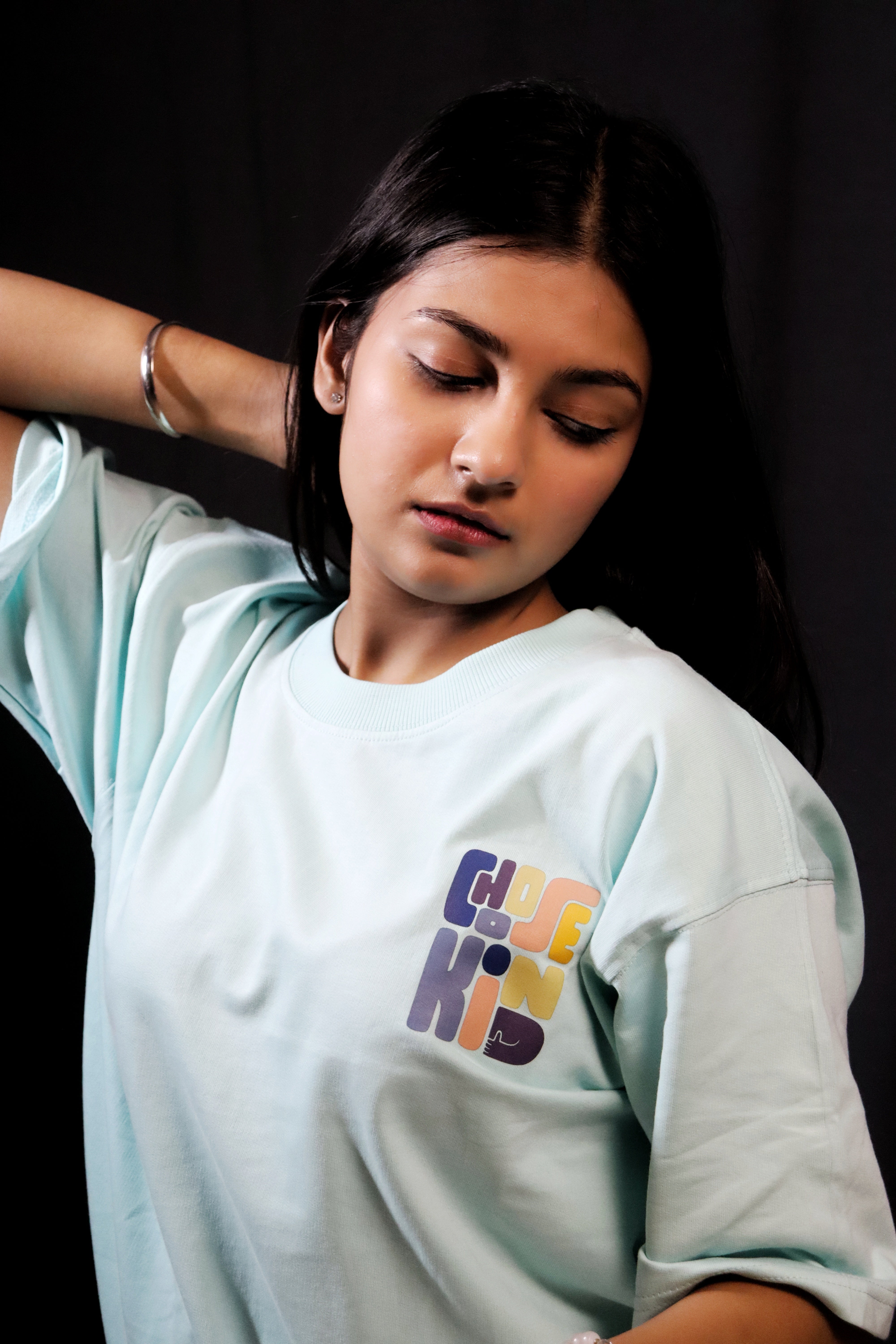Mint chill vibe unisex oversized T-shirt