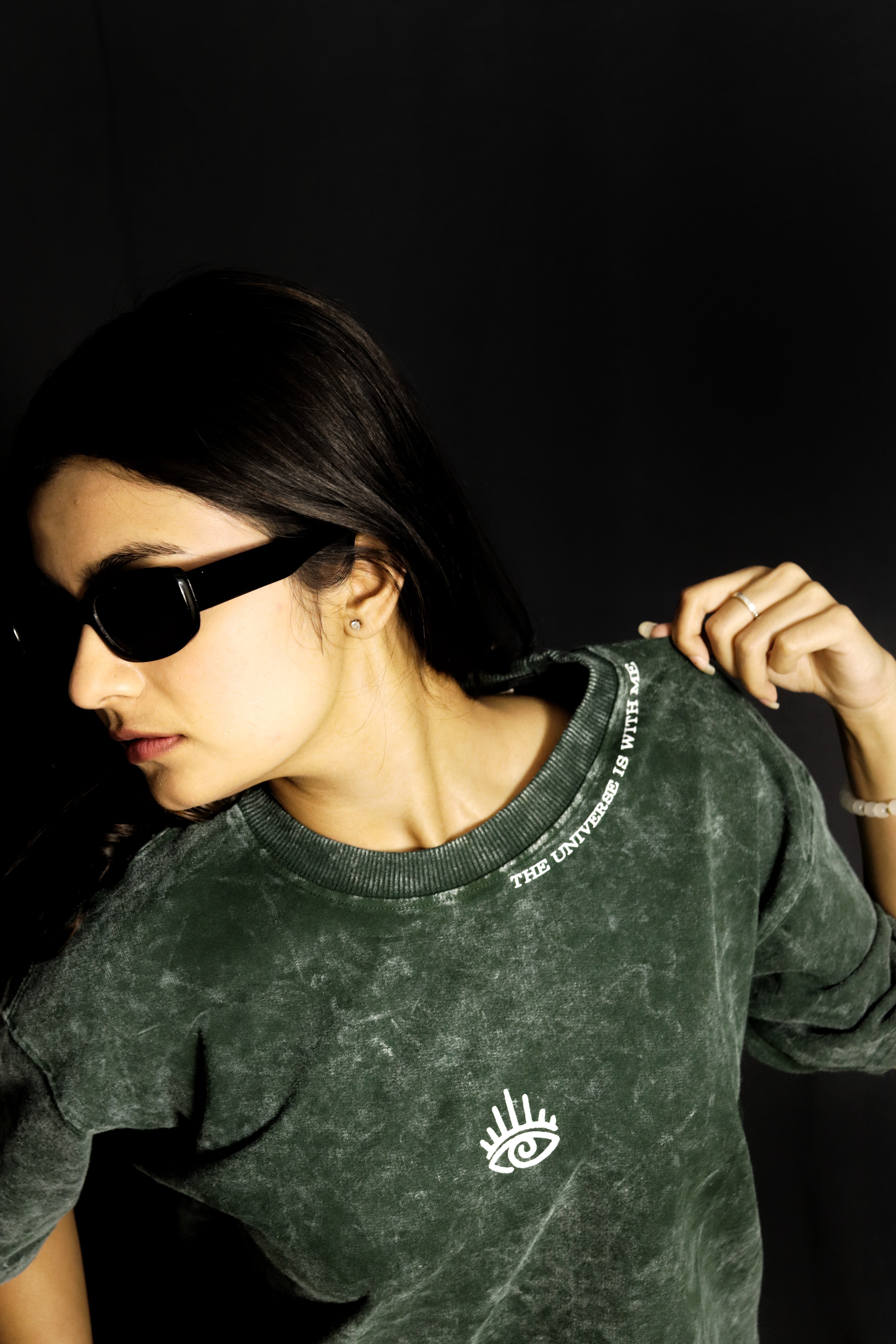 YAMIZ — Forest Vision Oversized Tee