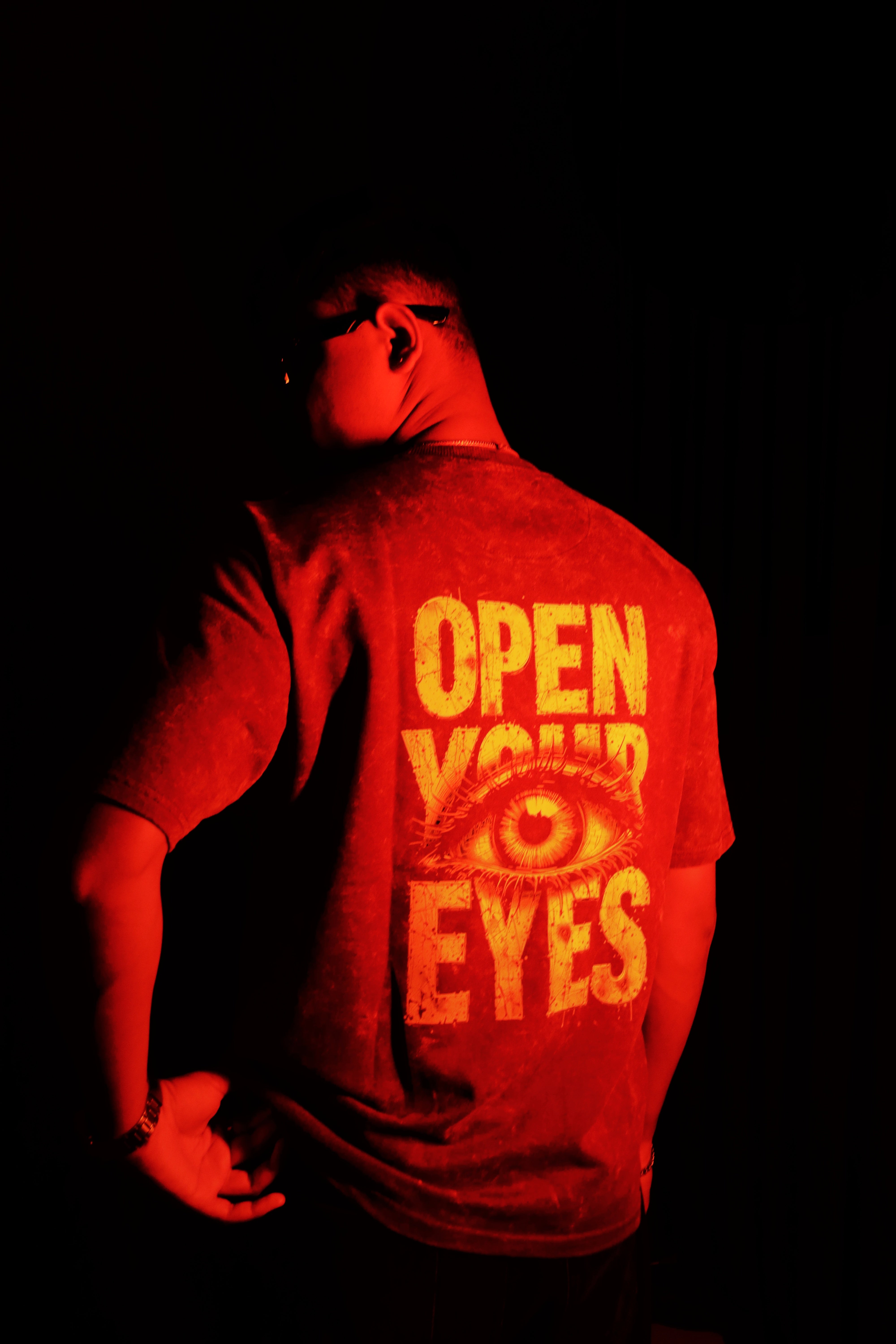 YAMIZ — Vision Acid Wash Oversized Tee